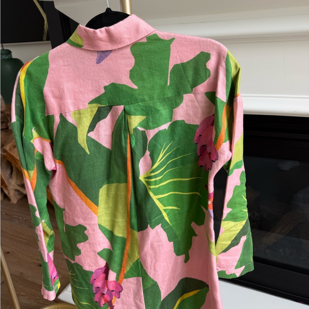 FARM Rio Multi-Color Tropical Print Romper - Picture 2 of 3